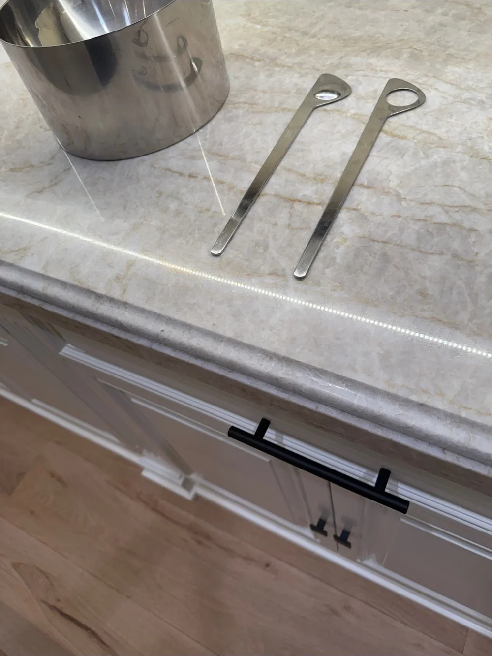 Arne Jacobson Stelton Cylinda Line Stainless Silver Salad Set 1970’s